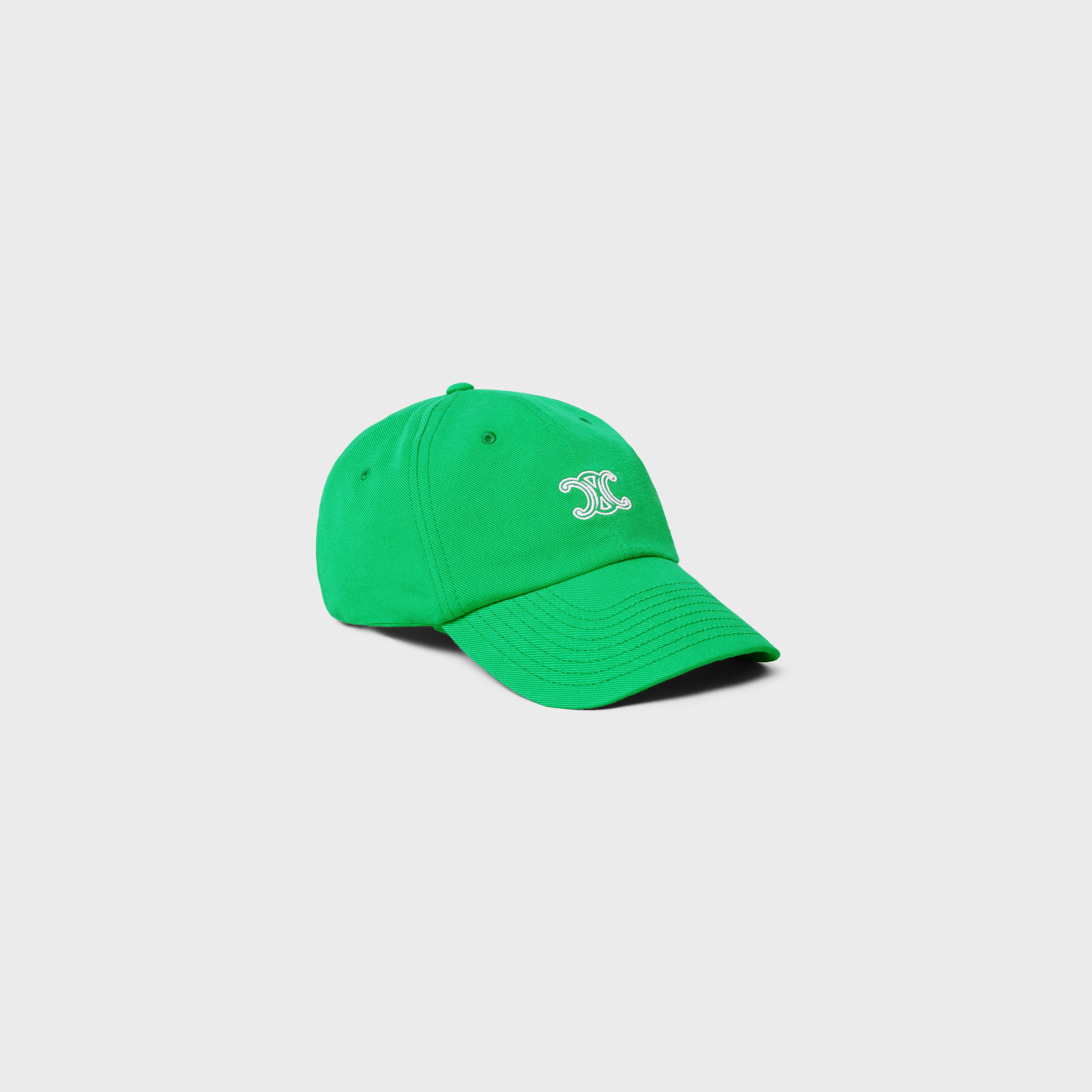 triomphe richelieu cap IN light cotton twill - SPRITE GREEN | CELINE